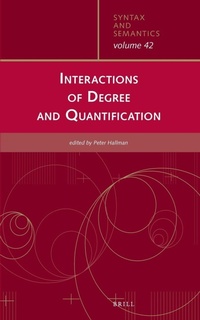 Enlarge image Cover: Interactions of Degree and Quantification - Brill