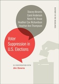 Cover: Voter Suppression in U.S. Elections - University of Georgia Press
