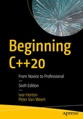 Cover: Beginning C++20 - APress