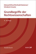 Cover: Grundbegriffe der Rechtswissenschaften - Manz
