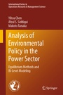 Cover: Analysis of Environmental Policy in the Power Sector - Springer