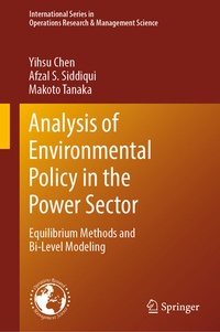 Abbildung von: Analysis of Environmental Policy in the Power Sector - Springer