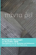 Cover: Rheologische Messungen an Baustoffen 2020 - tredition