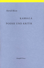 Cover: Kabbala - Poesie und Kririk - Vittorio Klostermann Verlag