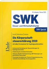 Abbildung von: SWK-Spezial Die Körperschaftsteuererklärung 2019 - Linde