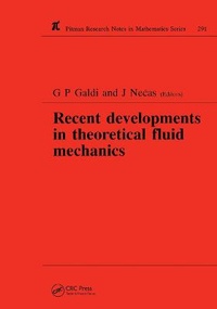Enlarge image Cover: Recent Developments in Theoretical Fluid Mechanics - Chapman & Hall/CRC