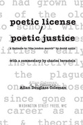 Cover: poetic license / poetic justice - Washington Street Press