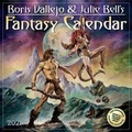 Cover: 2021 Boris Vallejo & Julie Bells Fantasy Wall Calendar - Workman Publishing