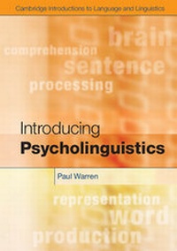 Abbildung von: Introducing Psycholinguistics - Cambridge University Press