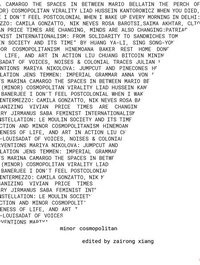 Enlarge image Cover: minor cosmopolitan - Diaphanes