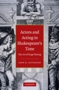 Cover: Actors and Acting in Shakespeare's Time - Cambridge University Press