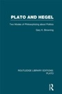 Cover: Plato and Hegel (RLE: Plato) - Routledge