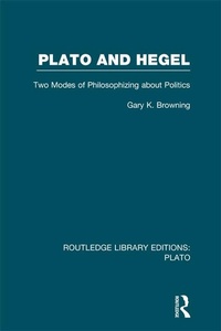 Enlarge image Cover: Plato and Hegel (RLE: Plato) - Routledge