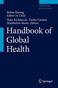 Enlarge image Cover: Handbook of Global Health - Springer