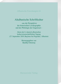 Abbildung von: Altalbanische Schriftkultur - Harrassowitz Verlag