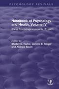 Cover: Handbook of Psychology and Health, Volume IV - Routledge