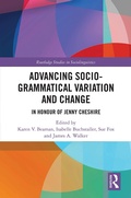 Cover: Advancing Socio-grammatical Variation and Change - Routledge