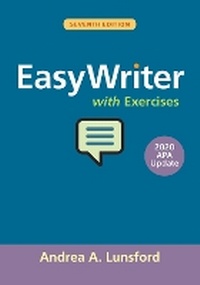 Enlarge image Cover: EasyWriter with Exercises, 2020 APA Update - Bedford/Saint Martin's
