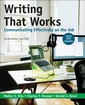 Cover: Writing That Works: Communicating Effectively on the Job with 2020 APA Update - Bedford/Saint Martin's