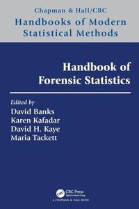 Enlarge image Cover: Handbook of Forensic Statistics - CRC Press