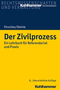 Abbildung von: Der Zivilprozess - Kohlhammer