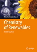 Cover: Chemistry of Renewables - Springer