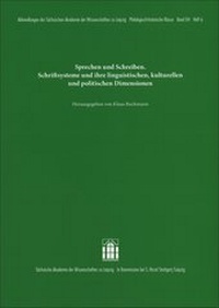 Abbildung von: Sprechen und Schreiben. Schriftsysteme und ihre linguistischen, kulturellen und politischen Dimensionen - Hirzel
