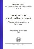 Cover: Transformation im aktuellen Kontext - trafo Wissenschaftsverlag