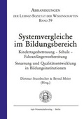 Cover: Systemvergleiche im Bildungsbereich - trafo Wissenschaftsverlag