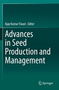 Cover: Advances in Seed Production and Management - Springer