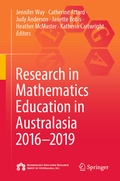 Cover: Research in Mathematics Education in Australasia 2016-2019 - Springer