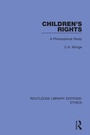 Cover: Children's Rights - Routledge
