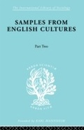 Cover: Samples from English Cultures - Routledge