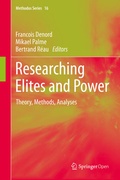 Cover: Researching Elites and Power - Springer