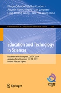 Cover: Education and Technology in Sciences - Springer
