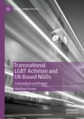 Cover: Transnational LGBT Activism and UK-Based NGOs - Palgrave Macmillan
