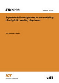 Abbildung von: Experimental investigations for the modelling of anhydritic swelling claystones - vdf Hochschulverlag AG