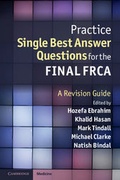Cover: Practice Single Best Answer Questions for the Final FRCA - Cambridge University Press