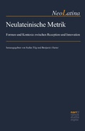 Cover: Neulateinische Metrik - Narr Francke Attempto Verlag