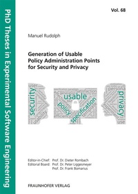 Enlarge image Cover: Generation of Usable Policy Administration Points for Security and Privacy - Fraunhofer Verlag