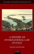 Cover: A History of International Law in Italy - Oxford University Press