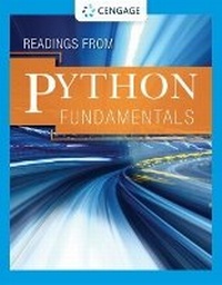 Enlarge image Cover: Readings from Python Fundamentals - Course Technology Inc