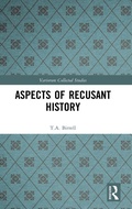 Cover: Aspects of Recusant History - Routledge