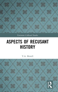 Enlarge image Cover: Aspects of Recusant History - Routledge