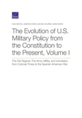 Cover: The Evolution of U.S. Military Policy from the Constitution to the Present - RAND