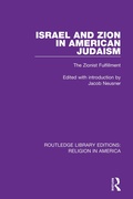 Cover: Israel and Zion in American Judaism - Routledge