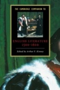 Cover: The Cambridge Companion to English Literature, 1500-1600 - Cambridge University Press