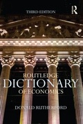 Cover: Routledge Dictionary of Economics - Routledge