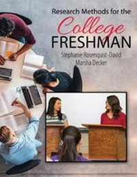 Enlarge image Cover: Research Methods for the College Freshman - Kendall/Hunt Publishing Co ,U.S.