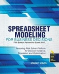 Cover: Spreadsheet Modeling for Business Decisions - Kendall/Hunt Publishing Co ,U.S.